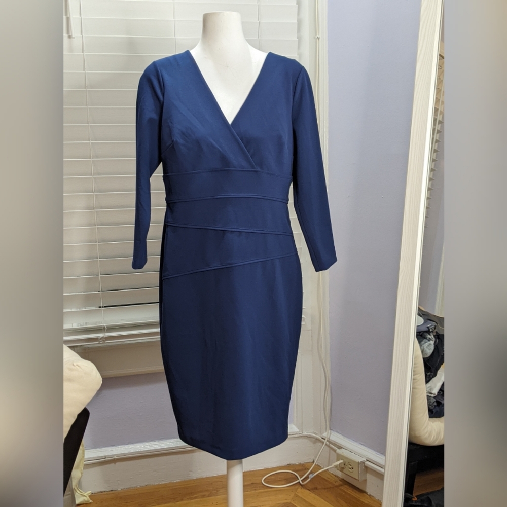 NYDJ royal blue dress, size 4